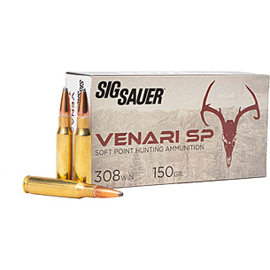 Sig Sauer Venari SP 300 Winchester Magnum 180 Grain Soft-Point Hunting Ammo