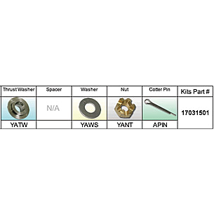 Solas 17031501 Ya Pkt Propeller Kit For Yamaha 9.9 20 Hp | Free