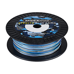 Spiderwire Stealth Blue Camo Superline  Up to 21% Off Free Shipping over  $49!