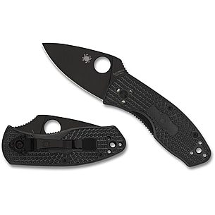 Spyderco Utility Kitchen Knife 6.5 in Serrated Black Handle