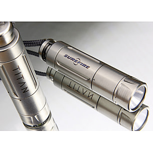 Surefire Titan Compact Flashlight - Titanium, Adjustable Output T1-TI-WH-P  | Free Shipping over $49!