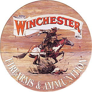 Winchester Express Rider Tin Sign - Army Navy Gear