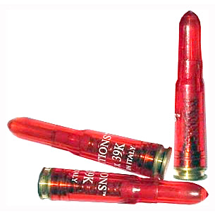 7.62x39 SNAP CAPS SET OF 5 SAFETY RED