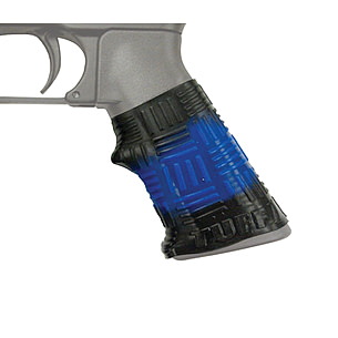 TUFF1 Tuff 1 Gun Grip Cover Double Cross Thin Blue Line/Black 319B