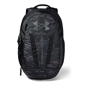 Under Armour Hustle 5.0 Backpacks 1361176 - Black / Black / Silver