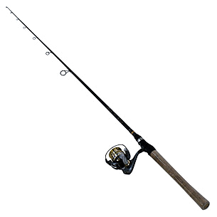 Quantum Strategy Spinning Reel and Fishing Rod Combo, Graphite Rod with  Cork Handle, Continuous Anti-Reverse Clutch Fishing Reel