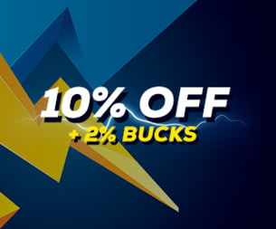 SITEWIDE: Get 10% Off + 2% Bucks
