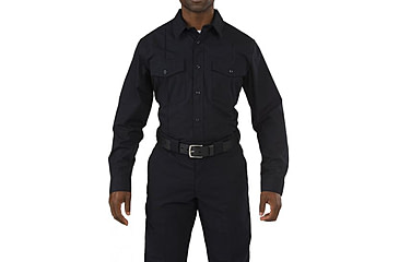 Image of 5.11 Tactical Stryke PDU Class B Long Sleeve Shirt - Men's, Black, SR, 72074-019-S-R