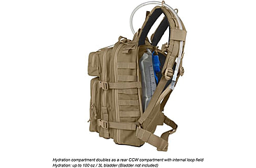 Image of Maxpedition Falcon-II Backpack w/ Reservoir Hang-Tab - Khaki 0513K