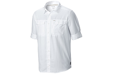 Image of Mountain Hardwear Canyon Long Sleeve Shirt - Men's, White, Medium, OM7043100-M