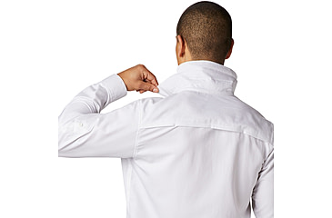 Image of Mountain Hardwear Canyon Long Sleeve Shirt - Mens, White, Extra Large, 1648751100-XL