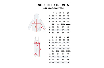 Image of Norfin Extreme 5 Bibs - Mens, Black, Medium, 338802-M