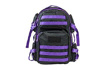 Image of VISM Tactical Backpack, Black w/ Purple Trim CBPR2911