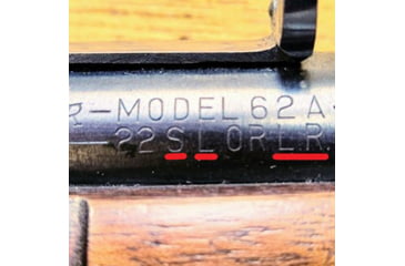 Image of Gallery Gun Marked for .22 Short (S), .22 Long (L), and .22 Long Rifle (LR)