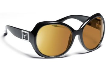 Image of 7 Eye Lily Sunglasses - Women's, SharpView Copper Lenses, Glossy Black Frame, 820542