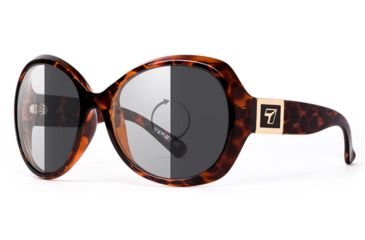 Image of 7 Eye Signature Series Lily Sunglasses - Women's, Photochromic Day Night Eclypse Lenses, Leopard Tortoise Frame, 825317