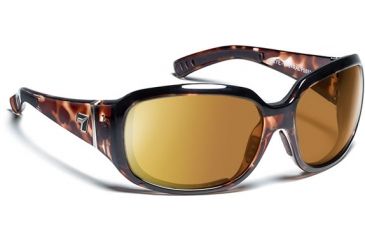 Image of 7 Eye 7eye Air Dam Sunglasses Mistral, Sharp View Gray Polarized PC Lens, Leopard Tortoise Frame, S-M , Women 585353