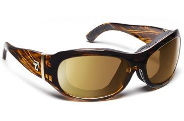 Image of 7 Eye 7eye Air Shield Sunglasses Briza, Sharp View Gray Polzarized PC Lens, Sunset Tortoise Frame, S-M , Women 310653