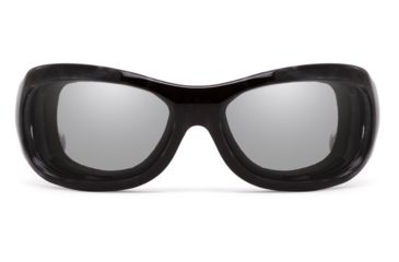 Image of 7Eye by Panoptix Womens AirShield Sedona Sunglasses, RX Ready, Black Pearl Frame, SharpView Clear Lens, M-L 325040