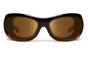 Image of 7Eye by Panoptix Womens AirShield Sedona Sunglasses, RX Ready, Light Tortoise Frame, SharpView Polarized Copper Lens, M-L 326054