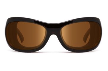 Image of 7Eye by Panoptix Womens AirShield Sedona Sunglasses, RX Ready, Ruby Fade Frame, SharpView Copper Lens, M-L 326442