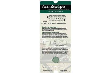 accuscope scope charts 1 4 moa 1 2 moa amp 1 8 moa up moa chart for scopes
