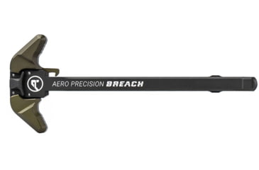 Aero Precision AR15 Breach Ambi Charging Handle w/Large Lever, Black/Tan Anodized, APRA700121C