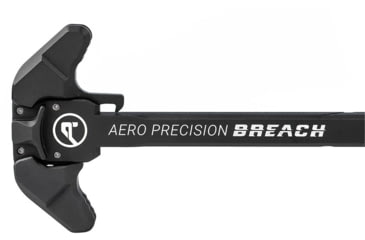 Image of Aero Precision AR15 Breach Ambi Charging Handle w/Small Lever, Black/Black Anodized, APRA700100C