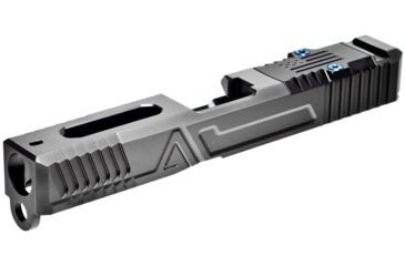 Agency Arms Hybrid Special Glock 43/43X Stripped Precut Pistol Slide, Black, G43-H-SL