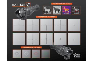 Image of AGM Global Vision Rattler V2 Reticles and Color Palettes