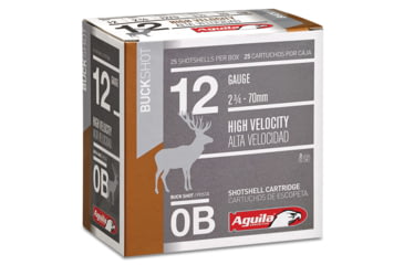 Aguila Ammunition Field 12 Gauge 1 oz 2.75'' 0 Buckshot Shotgun Buckshot Ammunition