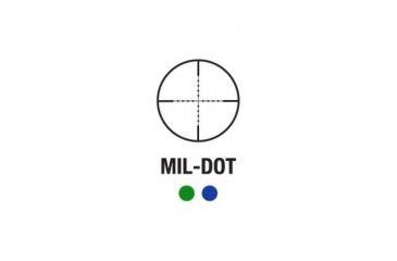Image of Illuminated Green/ Blue Mil-Dot, EDEMO1