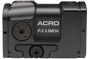 Image of Aimpoint ACRO P-2 Red Dot Reflex Sight, 3.5 MOA Dot Reticle, Black, Hard Anodized, 1.9L x 1.3W x 1.2H, 200691