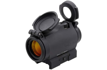 Image of Aimpoint Micro T-2 Red Dot Reflex Sight, 2 MOA Dot Reticle, 1x18mm, w/ Picatinny Mount, Black, Semi Matte, Anodized, 200170