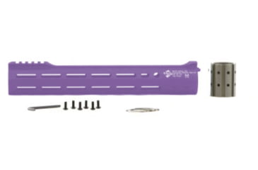 Image of ALG Defense 12in Ergonomic Modular Railed Handguard - V2 M-LOK, Purple, 12in 05-317P