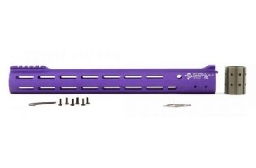 Image of ALG Defense 15in Ergonomic Modular Railed Handguard - V2 M-LOK, Purple, 15in 05-319P