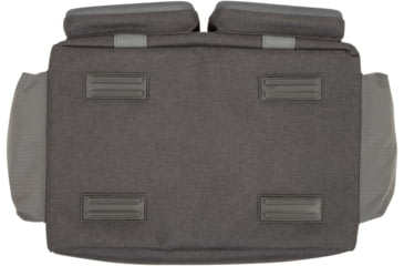 Image of Allen Competitor Premium Molded Lockable Range Bag, Internal Tote and Fold-Up Gun Mat, Heather Gray/Red, 16.6 in x 9 in x 11.8 in, 8325