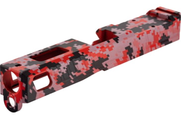 Image of American Tactical Arms OPMOD ATA19 Badger Slide W/ Optic Cut, Glock 19, Gen 3, Red Digital, SLD-ATA19-BDR-DIGI-RED-RMR