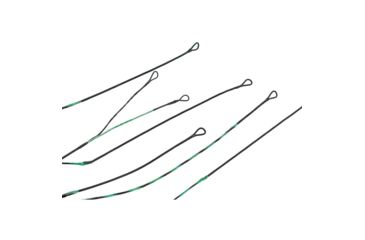 Image of Americas Best Bowstrings Premium String Set, Green/Black Charge BEAR-CHAR-CSPR