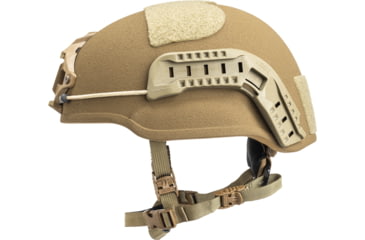 Image of ArmorSource Aire LE Law Enforcement Ultra-Lightweight Fully Loaded Reguar-Cut Ballistic Helmet, Extra Large, Coyote Brown, AIRELE-RCXL-R10P2-R-W3-V-CB