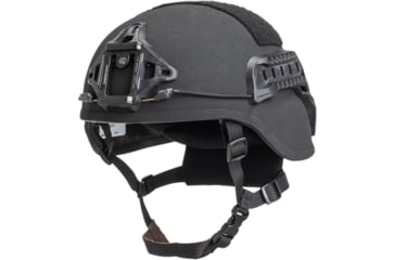 Image of ArmorSource Aire LE Law Enforcement Ultra-Lightweight Fully Loaded Reguar-Cut Ballistic Helmet, Black, Extra Large, AIRELE-RCXL-R10P2-R-W3-V-BK