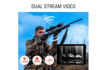 Image of ATN Thor 5 XD LRF 4-40x 1280x1024 12 Micron Smart HD Thermal Rifle Scope, 30mm Tube w/ Xtreme Definition 1.3 Megapixel Sensor, Multiple Patterns &amp; Color Options Reticle, Black, TIWST51210LRF