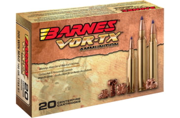 Barnes Vor-Tx .22-250 Remington 50gr TSX FB Rifle Cartridges - 20 Rounds, 20, FBHP