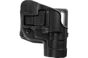 Image of Blackhawk Serpa CQC Concealment Holster with Matte Finish w/Belt Loop and Paddle, Black, Right Hand, Taurus 85, 410532BK-R