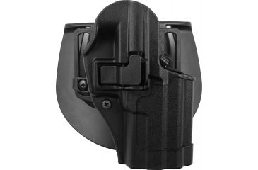 Image of Blackhawk Serpa CQC Concealment Holster with Matte Finish w/Belt Loop and Paddle, Black, Right Hand, SigPro 2022, 410508BK-R