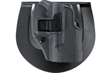 Image of BlackHawk Sportster SERPA Holster, Gunmetal Gray, Left Hand - Glock 26/27 - 413501BK-L