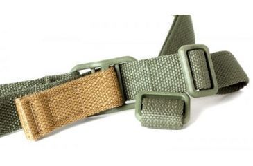 Image of Blue Force Gear Vickers Combat Applications Padded Sling w/Nylon Adjuster, OD Green, VCAS-200-OA-OD