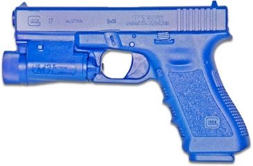 Image of Blueguns Glock 17, Glock 22, Glock 31 Training Guns, Unweighted, M3 Tactical Light, Handgun, w/M3 Tactical Light, Blue, FSG17-M3
