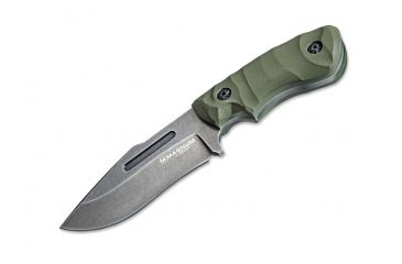 Image of Boker USA Magnum Lil Giant Fixed Blade Knife,3.62in 440 Steel Blade,Green G10 Grip Handle 02LG113