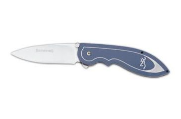 11-Browning 355 Backdraft Assisted Open Knife - Blue w/ 3.25in Blade